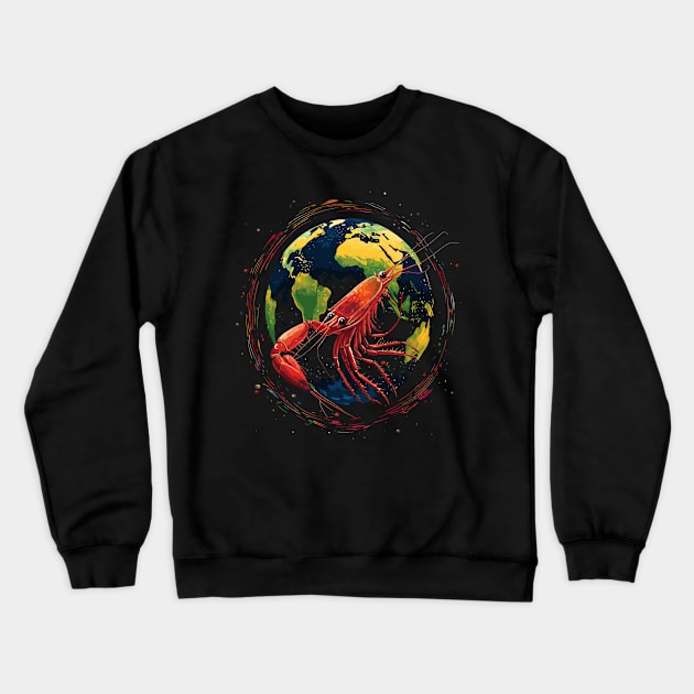 Prawn Earth Day Crewneck Sweatshirt by JH Mart